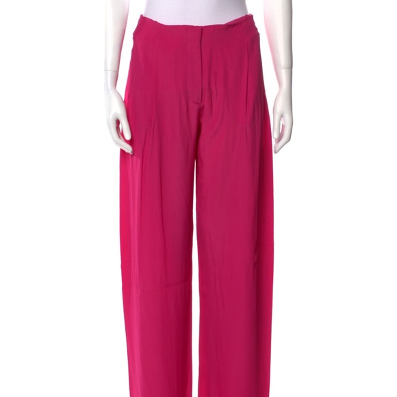 Women's Pink Wide-Leg Pants - Picture 1 of 4